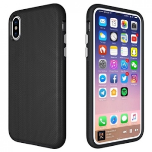 Youcase Dual Case iPhone X zwart